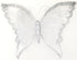 SILVER / PURPLE LAYER ORGANZA BUTTERFLY CLIP. PM551129